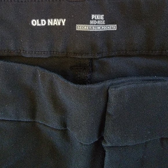 Old Navy Pixie Mid Rise Pants - Picture 2 of 5